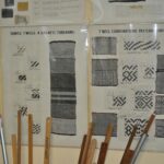 Thousand Islands Museum wall display Weaving room wall display